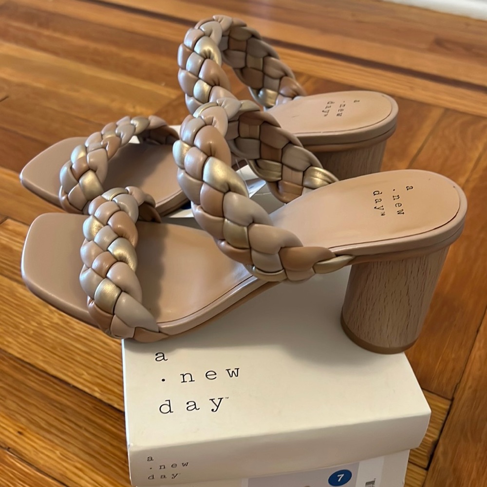 New mule braided heels from A New Day